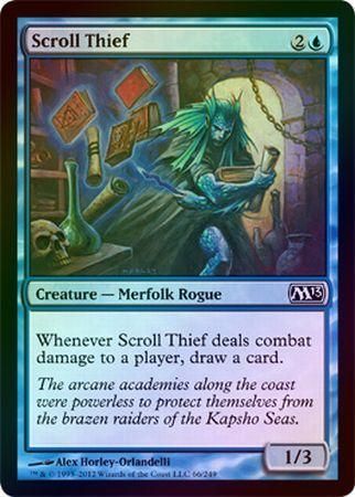 Scroll Thief Foil Magic 2013 M13 Foil Singles Scroll Thief Foil Magic 2013 M13 Foil Singles