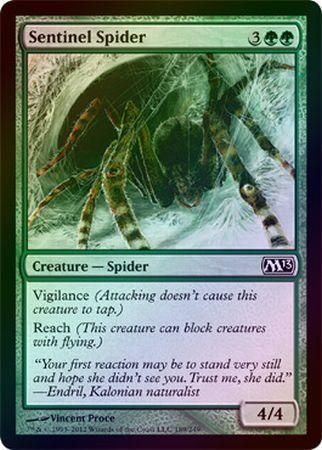 Sentinel Spider Foil Magic 2013 M13 Foil Singles Sentinel Spider Foil Magic 2013 M13 Foil Singles