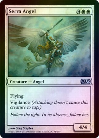 Serra Angel Foil Magic 2013 M13 Foil Singles Serra Angel Foil Magic 2013 M13 Foil Singles