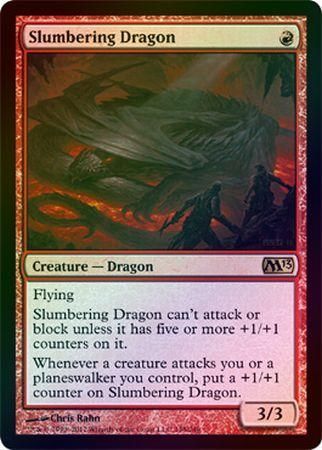 Slumbering Dragon Foil Magic 2013 M13 Foil Singles Slumbering Dragon Foil Magic 2013 M13 Foil Singles