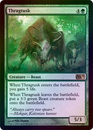Thragtusk Foil Magic 2013 M13 Foil Singles Thragtusk Foil Magic 2013 M13 Foil Singles