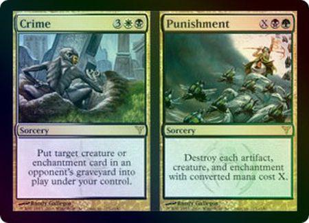 Crime Punishment Foil Dissension Foil Singles Crime Punishment Foil Dissension Foil Singles