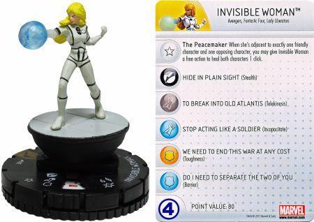 Invisible Woman 102 LE Marvel Chaos War Marvel Heroclix Invisible Woman 102 LE Marvel Chaos War Marvel Heroclix