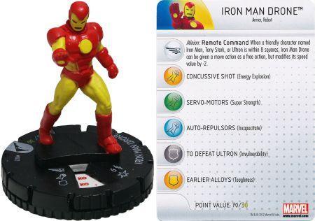 Iron Man Drone 002 Marvel Chaos War Marvel Heroclix Marvel Chaos War Iron Man Drone 002 Marvel Chaos War Marvel Heroclix Marvel Chaos War