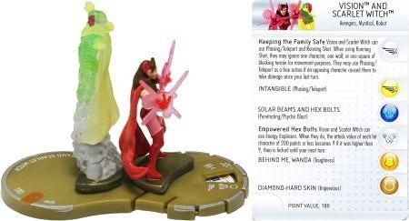 Vision and Scarlet Witch 055 Chase Rare Marvel Chaos War Marvel Heroclix Marvel Chaos War Vision and Scarlet Witch 055 Chase Rare Marvel Chaos War Marvel Heroclix Marvel Chaos War