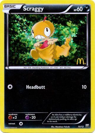 Pokemon Scraggy Holofoil Promo Mcdonalds Frete Incluso