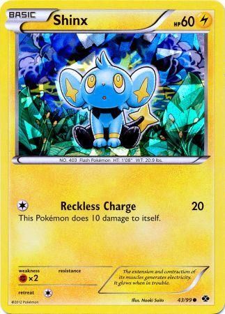 Shinx 44/122 XY BREAKPoint Reverse Holo Common NM or Better