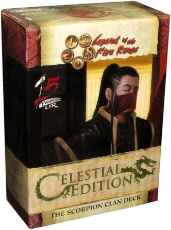 Celestial Edition 15th Anniversary Scorpion Starter Deck L5R Legend of the Five Rings L5R Sealed Product Celestial Edition 15th Anniversary Scorpion Starter Deck L5R Legend of the Five Rings L5R Sealed Product