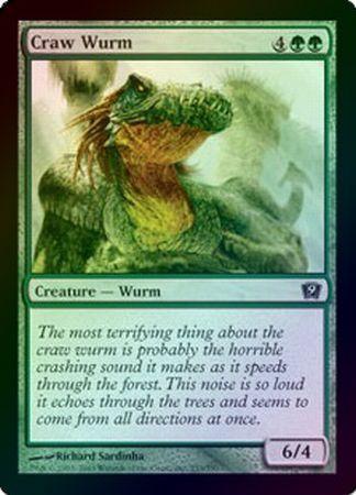 Craw Wurm Foil MTG 9th Edition Foil Singles Craw Wurm Foil MTG 9th Edition Foil Singles