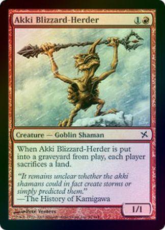 Akki Blizzard Herder Foil Betrayers of Kamigawa Foil Singles Akki Blizzard Herder Foil Betrayers of Kamigawa Foil Singles