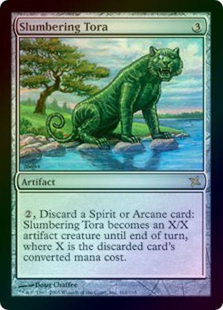 Slumbering Tora Foil Slumbering Tora Foil