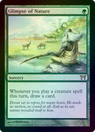 Glimpse of Nature Foil Champions of Kamigawa Foil Singles Glimpse of Nature Foil Champions of Kamigawa Foil Singles