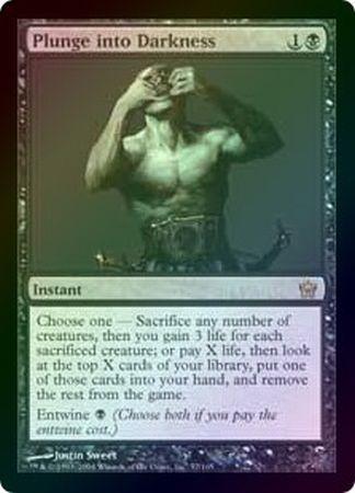 Plunge into Darkness Foil Fifth Dawn Foil Singles Plunge into Darkness Foil Fifth Dawn Foil Singles