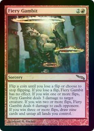 Fiery Gambit Foil Mirrodin Foil Singles Fiery Gambit Foil Mirrodin Foil Singles