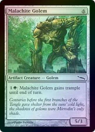 Malachite Golem Foil Mirrodin Foil Singles Malachite Golem Foil Mirrodin Foil Singles