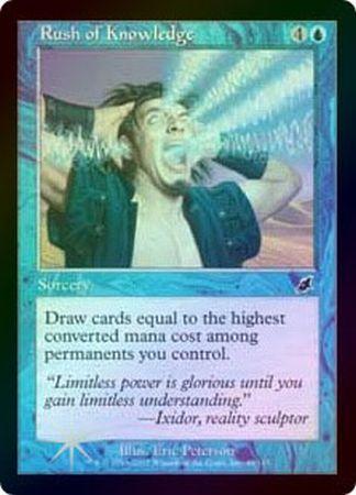 Rush of Knowledge Foil Scourge Foil Singles