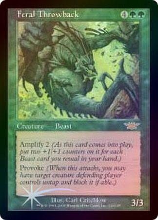 Feral Throwback Foil Legions Foil Singles Feral Throwback Foil Legions Foil Singles