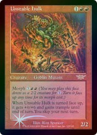 Unstable Hulk Foil Legions Foil Singles Unstable Hulk Foil Legions Foil Singles