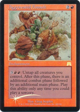 Aggravated Assault Foil Onslaught Foil Singles Aggravated Assault Foil Onslaught Foil Singles
