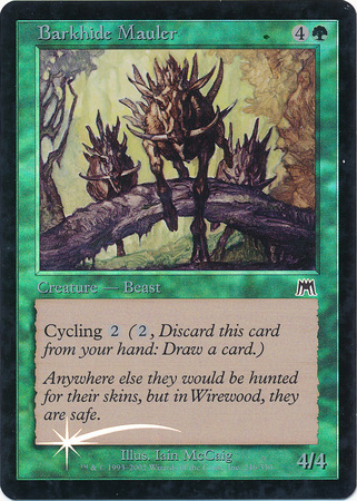 Barkhide Mauler Foil Onslaught Foil Singles Barkhide Mauler Foil Onslaught Foil Singles