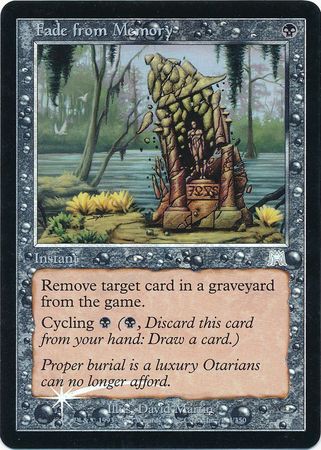 Fade from Memory Foil Onslaught Foil Singles Fade from Memory Foil Onslaught Foil Singles