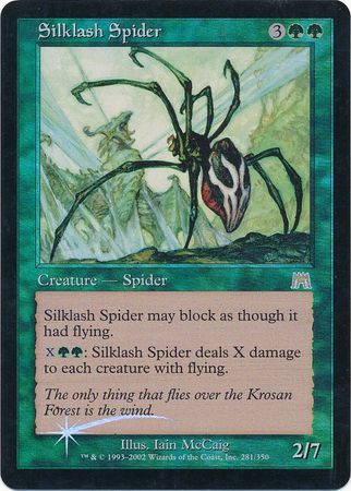 Silklash Spider Foil Onslaught Foil Singles Silklash Spider Foil Onslaught Foil Singles