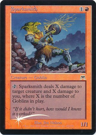 Sparksmith Foil Onslaught Foil Singles Sparksmith Foil Onslaught Foil Singles