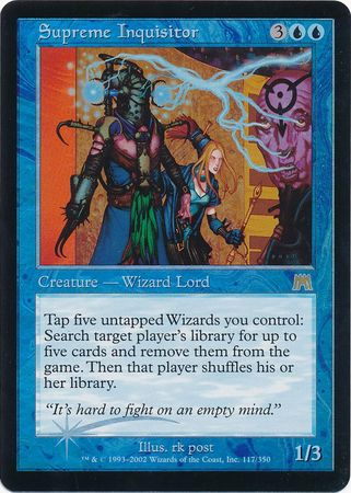 Supreme Inquisitor Foil Onslaught Foil Singles Supreme Inquisitor Foil Onslaught Foil Singles