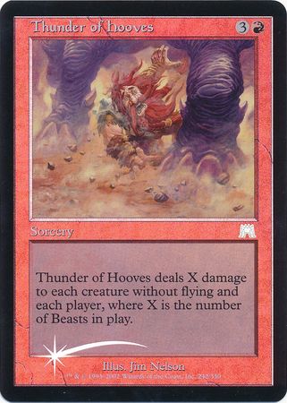Thunder of Hooves Foil Onslaught Foil Singles Thunder of Hooves Foil Onslaught Foil Singles