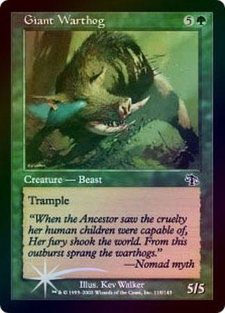 Giant Warthog Foil Judgment Foil Singles Giant Warthog Foil Judgment Foil Singles