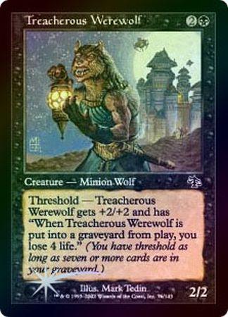 Treacherous Werewolf Foil Treacherous Werewolf Foil
