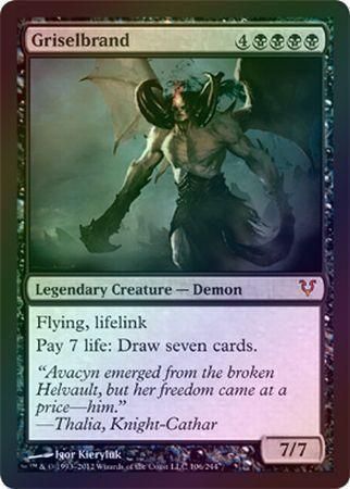 Griselbrand Oversized Helvault Promo Foil Magic The Gathering Promo Cards Griselbrand Oversized Helvault Promo Foil Magic The Gathering Promo Cards