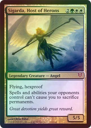 Sigarda Host of Herons Oversized Helvault Promo Foil Magic The Gathering Promo Cards Sigarda Host of Herons Oversized Helvault Promo Foil Magic The Gathering Promo Cards