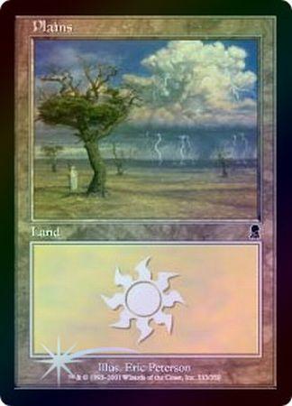 Plains 333 Foil Played MTG Odyssey Magic