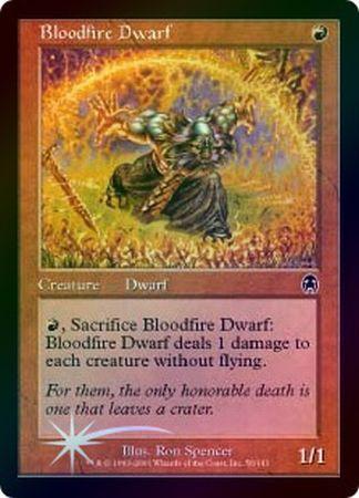 Bloodfire Dwarf Foil Bloodfire Dwarf Foil
