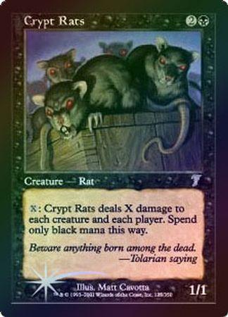 Crypt Rats Foil MTG 7th Edition Foil Singles Crypt Rats Foil MTG 7th Edition Foil Singles