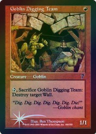 Goblin Digging Team Foil MTG 7th Edition Foil Singles Goblin Digging Team Foil MTG 7th Edition Foil Singles