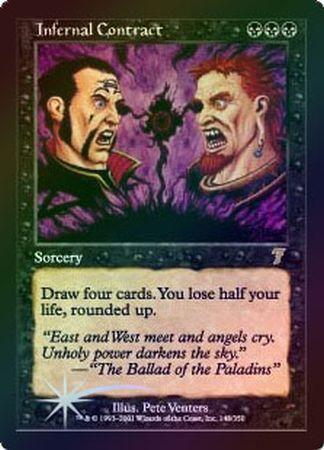 Infernal Contract Foil MTG 7th Edition Foil Singles Infernal Contract Foil MTG 7th Edition Foil Singles