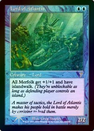 Lord of Atlantis Foil MTG 7th Edition Foil Singles Lord of Atlantis Foil MTG 7th Edition Foil Singles