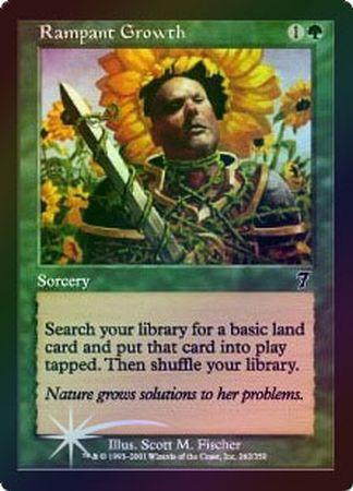 Rampant Growth Foil MTG 7th Edition Foil Singles Rampant Growth Foil MTG 7th Edition Foil Singles