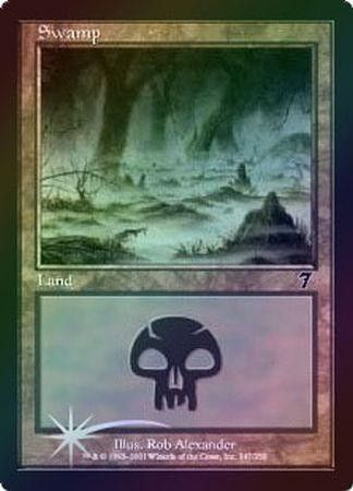 Swamp 347 Foil MTG 7th Edition Foil Singles Swamp 347 Foil MTG 7th Edition Foil Singles
