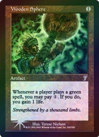 Wooden Sphere Foil MTG 7th Edition Foil Singles Wooden Sphere Foil MTG 7th Edition Foil Singles