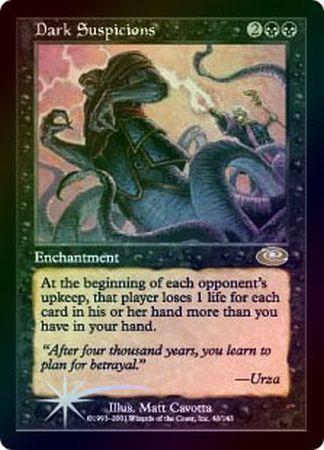 Dark Suspicions Foil Planeshift Foil Singles Dark Suspicions Foil Planeshift Foil Singles