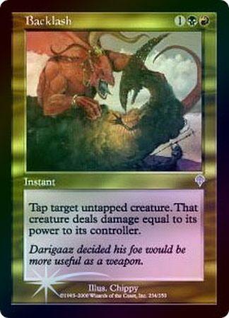 Backlash Foil Invasion Foil Singles Backlash Foil Invasion Foil Singles