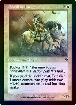 Benalish Lancer Foil Invasion Foil Singles Benalish Lancer Foil Invasion Foil Singles