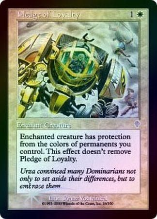 Pledge of Loyalty Foil Invasion Foil Singles Pledge of Loyalty Foil Invasion Foil Singles