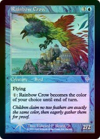 Rainbow Crow Foil Invasion Foil Singles Rainbow Crow Foil Invasion Foil Singles