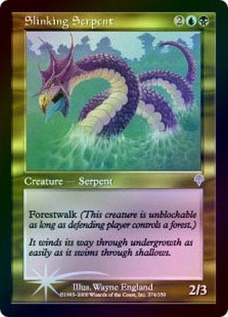 Slinking Serpent Foil Invasion Foil Singles Slinking Serpent Foil Invasion Foil Singles