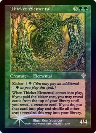 Thicket Elemental - Invasion Foil - Magic | TrollAndToad