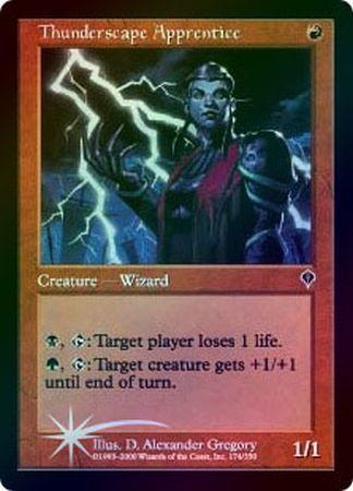 Thunderscape Apprentice Foil Invasion Foil Singles Thunderscape Apprentice Foil Invasion Foil Singles